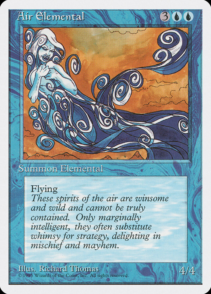 Air Elemental [Fourth Edition] | Shuffle n Cut Hobbies & Games