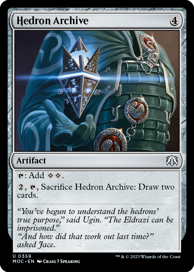 Hedron Archive [March of the Machine Commander] | Shuffle n Cut Hobbies & Games