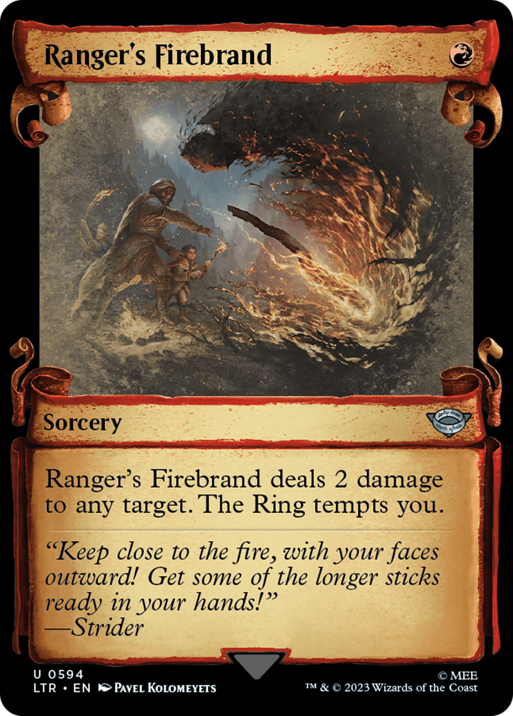 Ranger's Firebrand [The Lord of the Rings: Tales of Middle-Earth Showcase Scrolls] | Shuffle n Cut Hobbies & Games