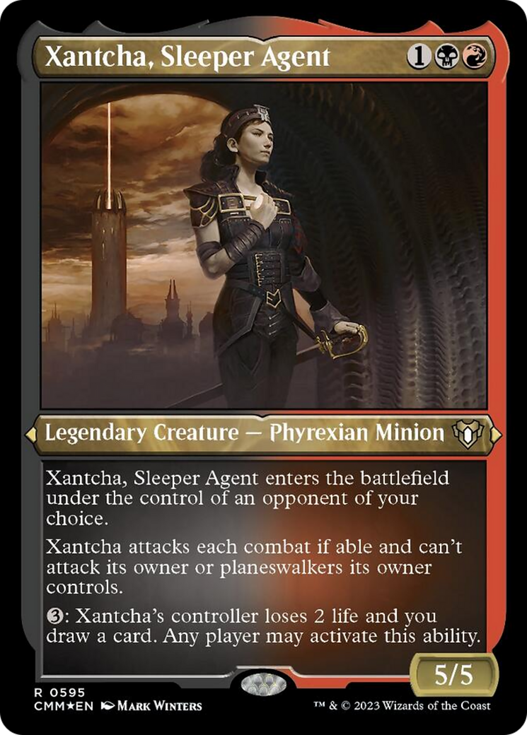 Xantcha, Sleeper Agent (Foil Etched) [Commander Masters] | Shuffle n Cut Hobbies & Games