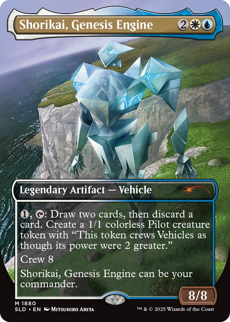 Shorikai, Genesis Engine (Rainbow Foil) [Secret Lair Drop Series] | Shuffle n Cut Hobbies & Games