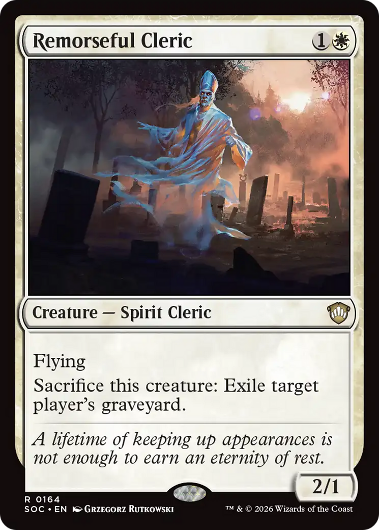 Remorseful Cleric [Secrets of Strixhaven Commander] | Shuffle n Cut Hobbies & Games