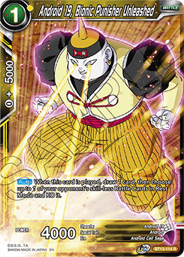 Android 19, Bionic Punisher Unleashed (Rare) (BT13-114) [Supreme Rivalry] | Shuffle n Cut Hobbies & Games