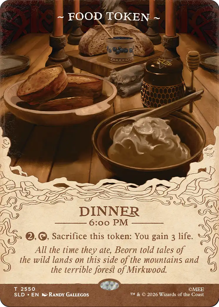 Food Token (2550) [Secret Lair Drop Series] | Shuffle n Cut Hobbies & Games