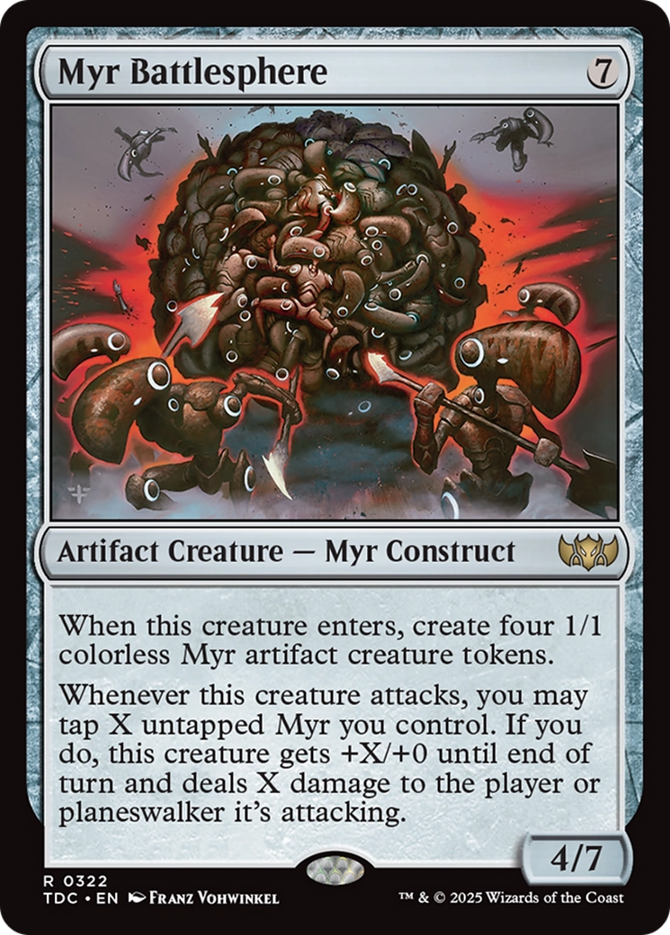 Myr Battlesphere [Tarkir: Dragonstorm Commander] | Shuffle n Cut Hobbies & Games