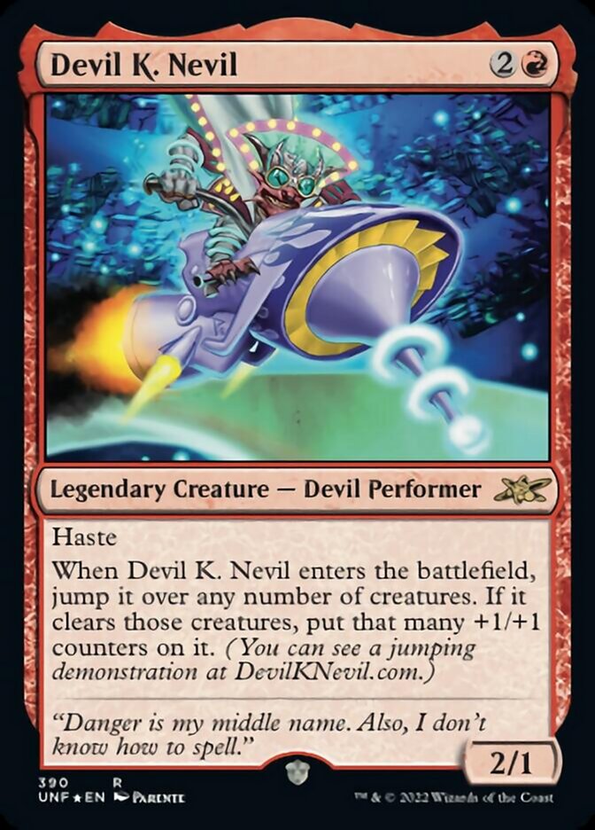 Devil K. Nevil (Galaxy Foil) [Unfinity] | Shuffle n Cut Hobbies & Games