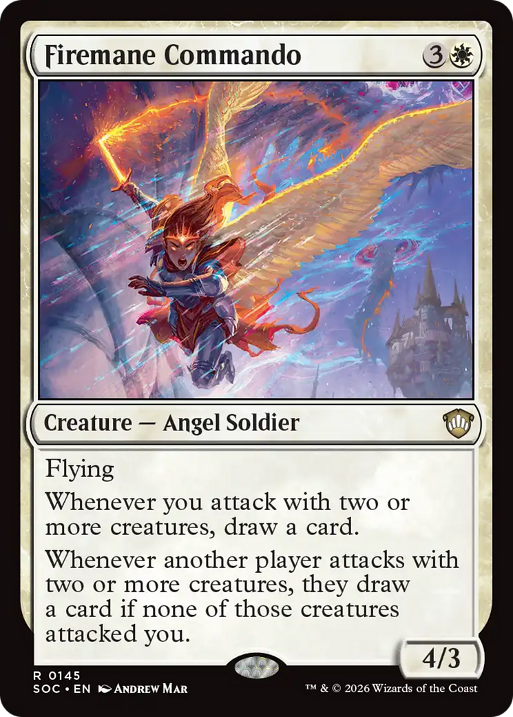 Firemane Commando [Secrets of Strixhaven Commander] | Shuffle n Cut Hobbies & Games