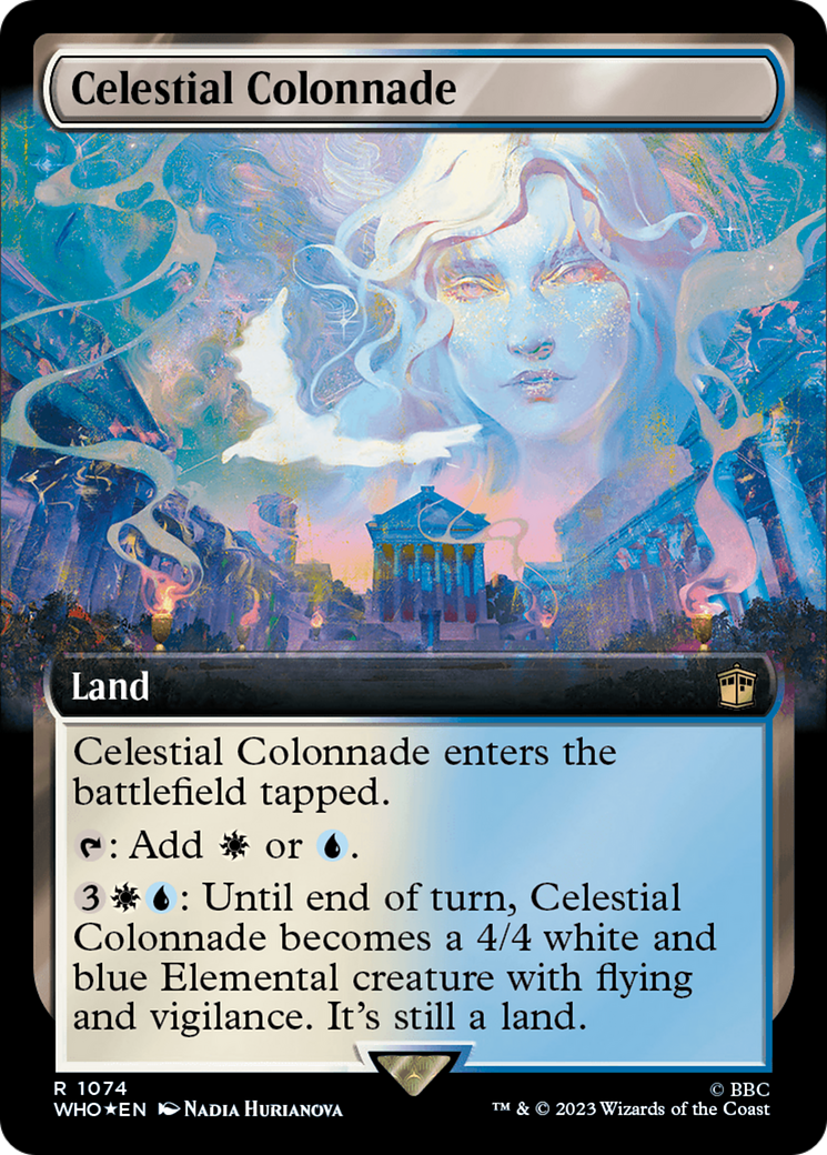 Celestial Colonnade (Extended Art) (Surge Foil) [Doctor Who] | Shuffle n Cut Hobbies & Games