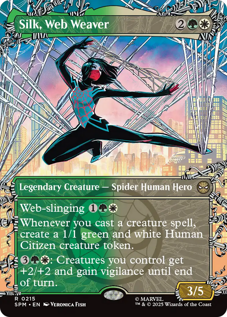 Silk, Web Weaver (Borderless) [Marvel's Spider-Man] | Shuffle n Cut Hobbies & Games