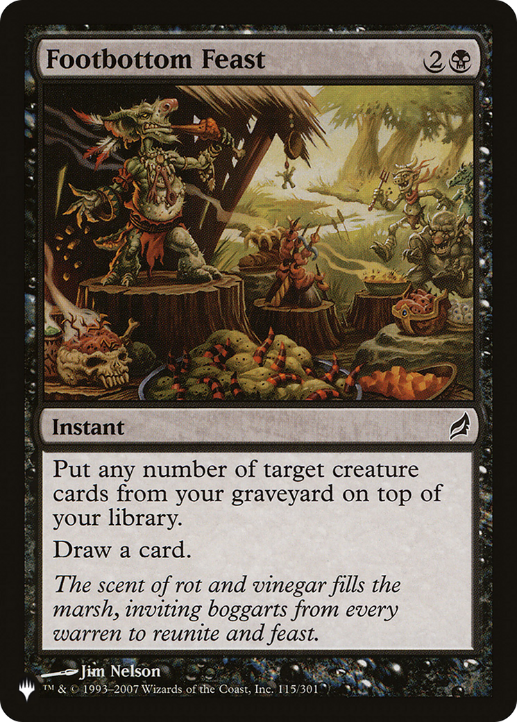 Footbottom Feast [The List] | Shuffle n Cut Hobbies & Games