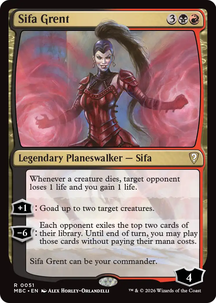 Sifa Grent [Mystery Booster: Commander Edition] | Shuffle n Cut Hobbies & Games