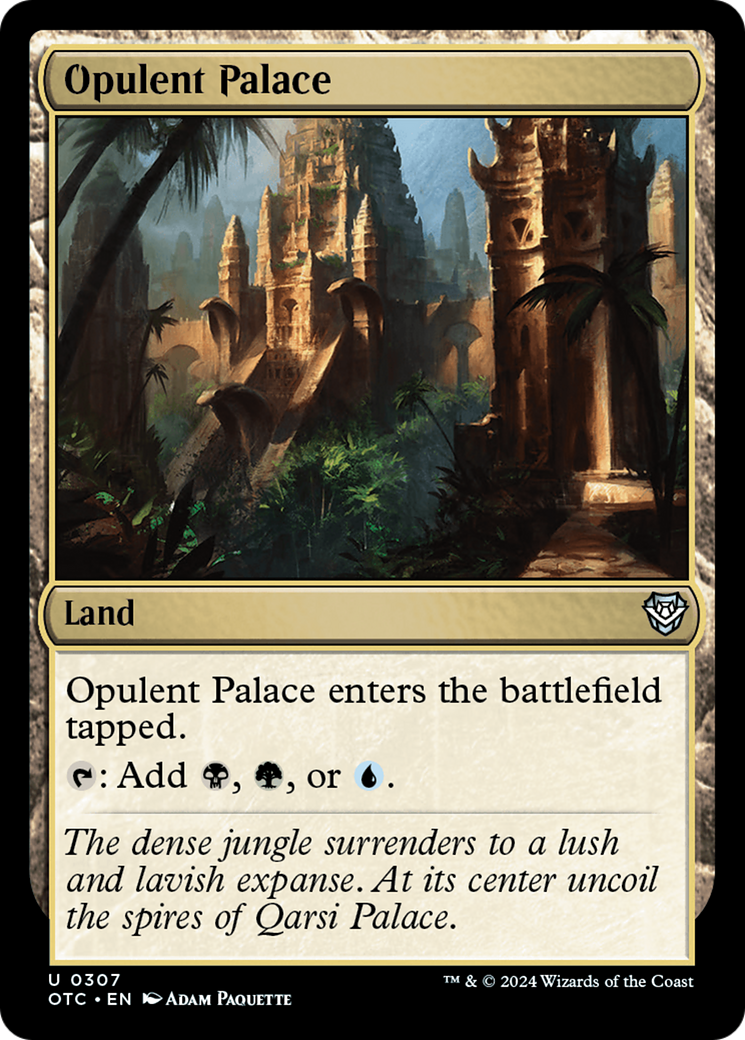 Opulent Palace [Outlaws of Thunder Junction Commander] | Shuffle n Cut Hobbies & Games