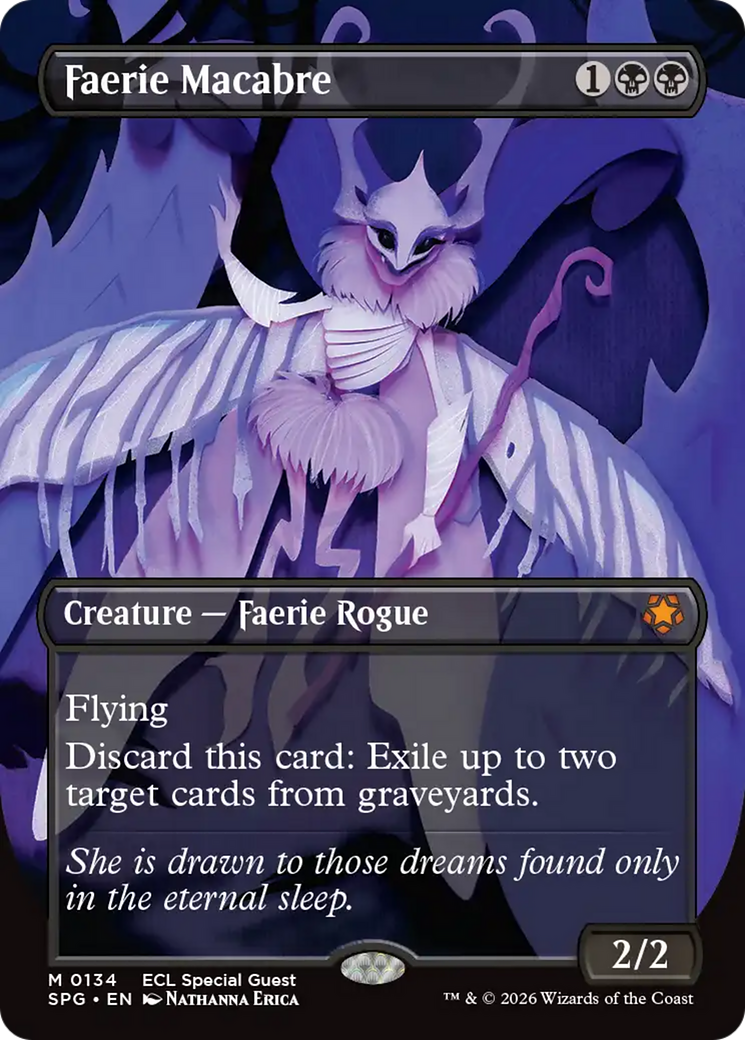 Faerie Macabre (Borderless) [Lorwyn Eclipsed Special Guests] | Shuffle n Cut Hobbies & Games