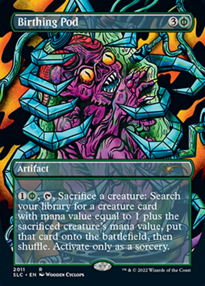 Birthing Pod (Borderless Alternate Art) [Secret Lair Countdown Kit] | Shuffle n Cut Hobbies & Games