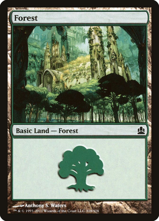 Forest (318) [Commander 2011] | Shuffle n Cut Hobbies & Games