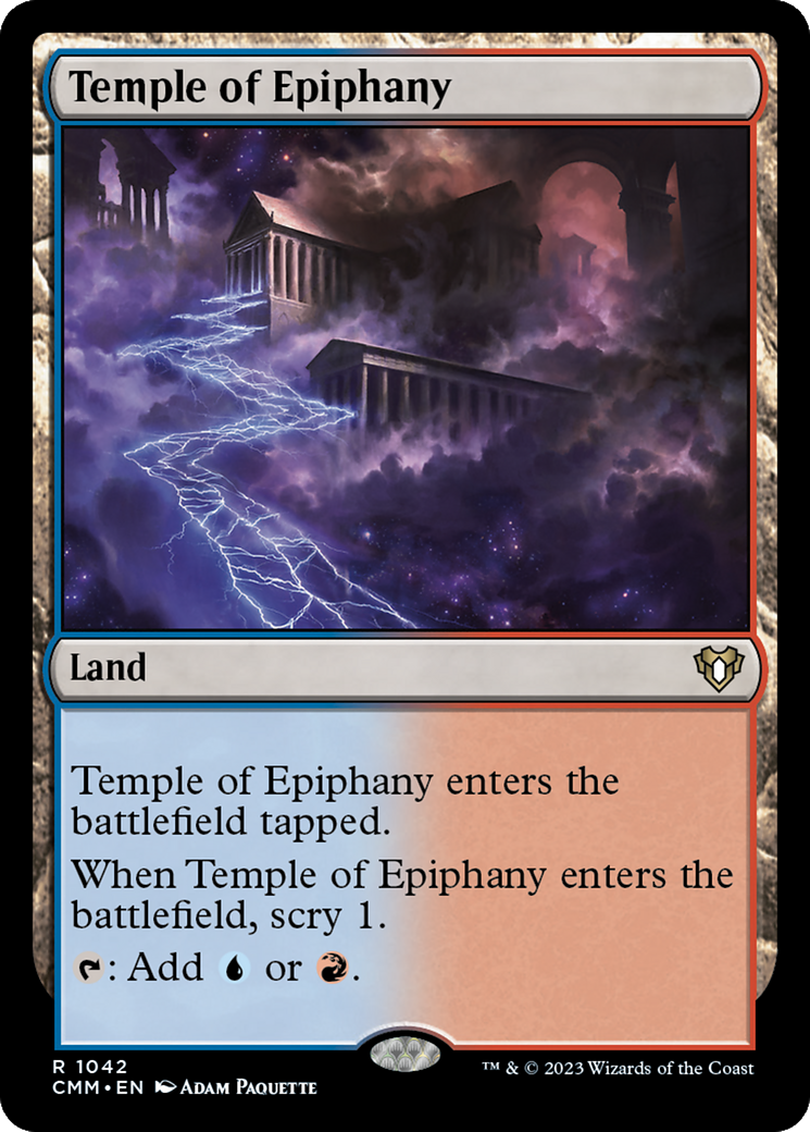 Temple of Epiphany [Commander Masters] | Shuffle n Cut Hobbies & Games