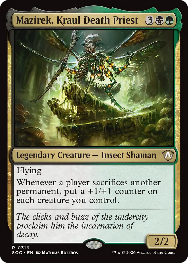 Mazirek, Kraul Death Priest [Secrets of Strixhaven Commander] | Shuffle n Cut Hobbies & Games