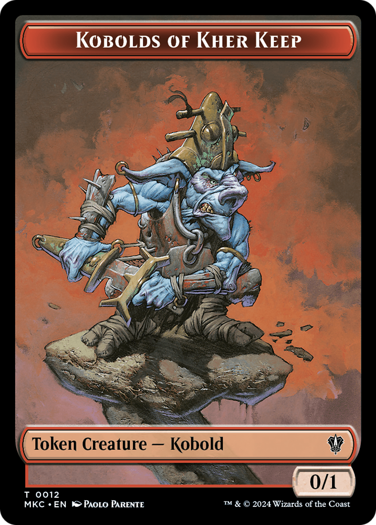 Soldier // Kobolds of Kher Keep Double-Sided Token [Murders at Karlov Manor Commander Tokens] | Shuffle n Cut Hobbies & Games