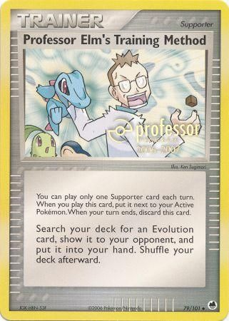 Professor Elms Training Method (79/101) (2006 2007) [Professor Program Promos] | Shuffle n Cut Hobbies & Games