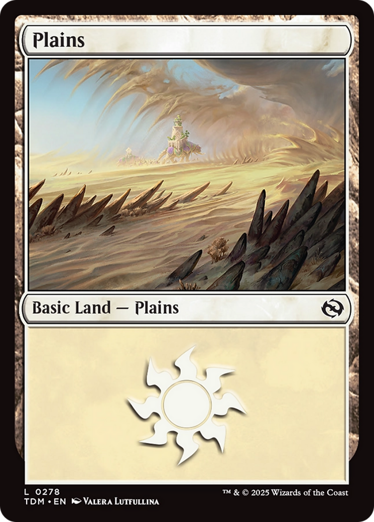Plains (0278) [Tarkir: Dragonstorm] | Shuffle n Cut Hobbies & Games