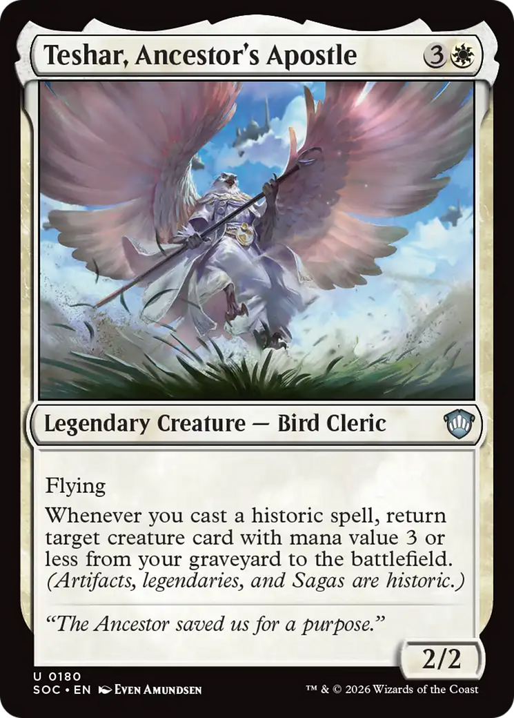 Teshar, Ancestor's Apostle [Secrets of Strixhaven Commander] | Shuffle n Cut Hobbies & Games