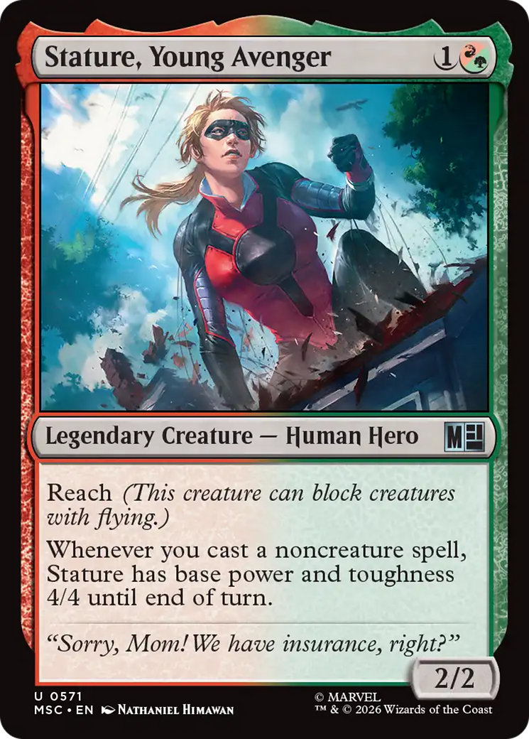 Stature, Young Avenger [Marvel Super Heroes] | Shuffle n Cut Hobbies & Games