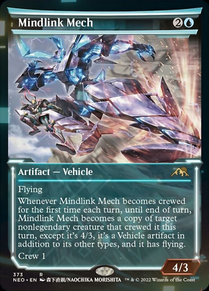 Mindlink Mech (Showcase Soft Glow) [Kamigawa: Neon Dynasty] | Shuffle n Cut Hobbies & Games