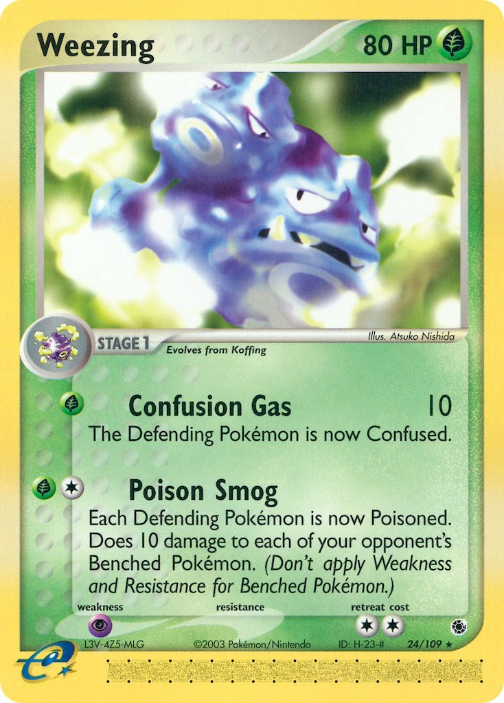 Weezing (24/109) [EX: Ruby & Sapphire] | Shuffle n Cut Hobbies & Games