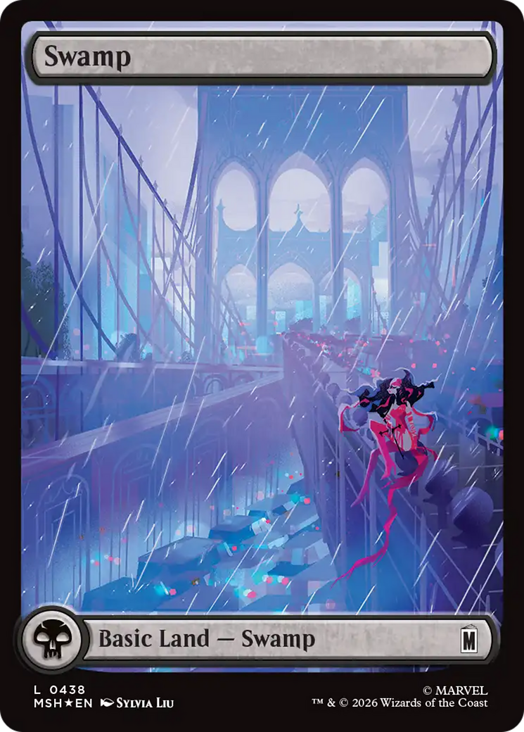 Swamp (0438) (Surge Foil) [Marvel Super Heroes] | Shuffle n Cut Hobbies & Games
