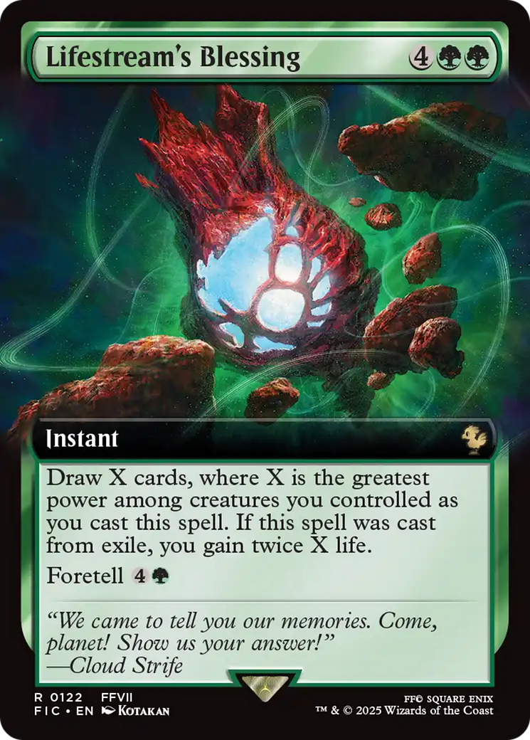 Lifestream's Blessing (Extended Art) [FINAL FANTASY Commander] | Shuffle n Cut Hobbies & Games