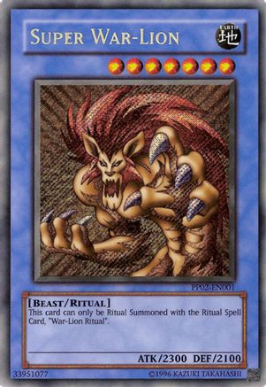 Super War-Lion [PP02-EN001] Secret Rare | Shuffle n Cut Hobbies & Games