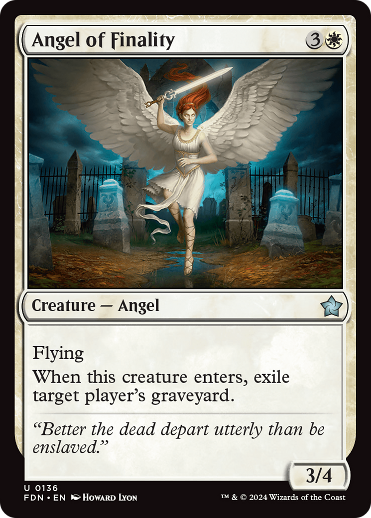 Angel of Finality [Foundations] | Shuffle n Cut Hobbies & Games