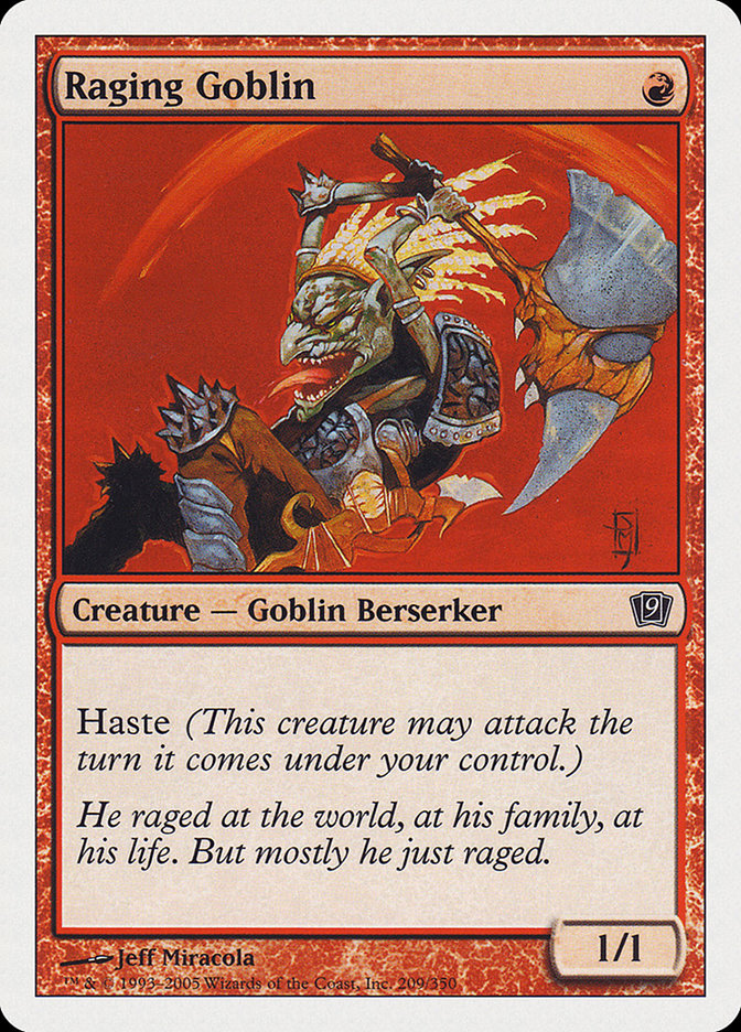 Raging Goblin [Ninth Edition] | Shuffle n Cut Hobbies & Games