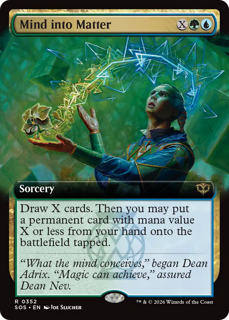 Mind into Matter (Extended Art) [Secrets of Strixhaven] | Shuffle n Cut Hobbies & Games