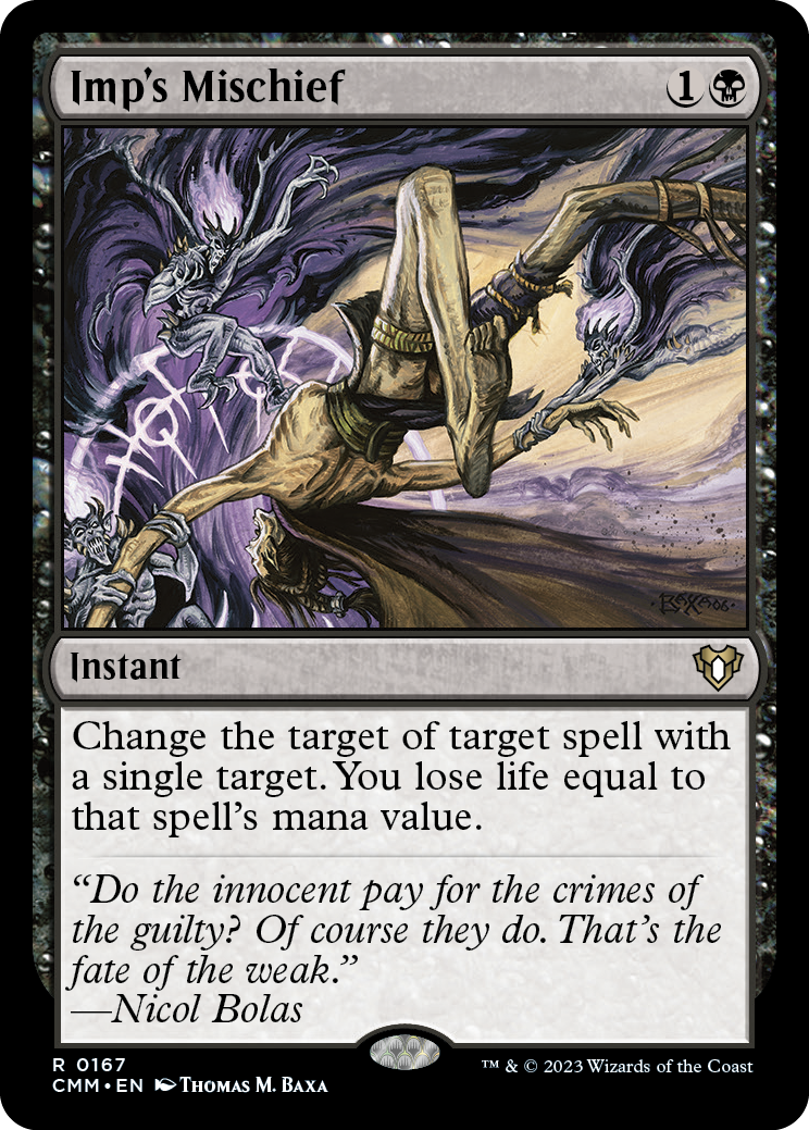 Imp's Mischief [Commander Masters] | Shuffle n Cut Hobbies & Games