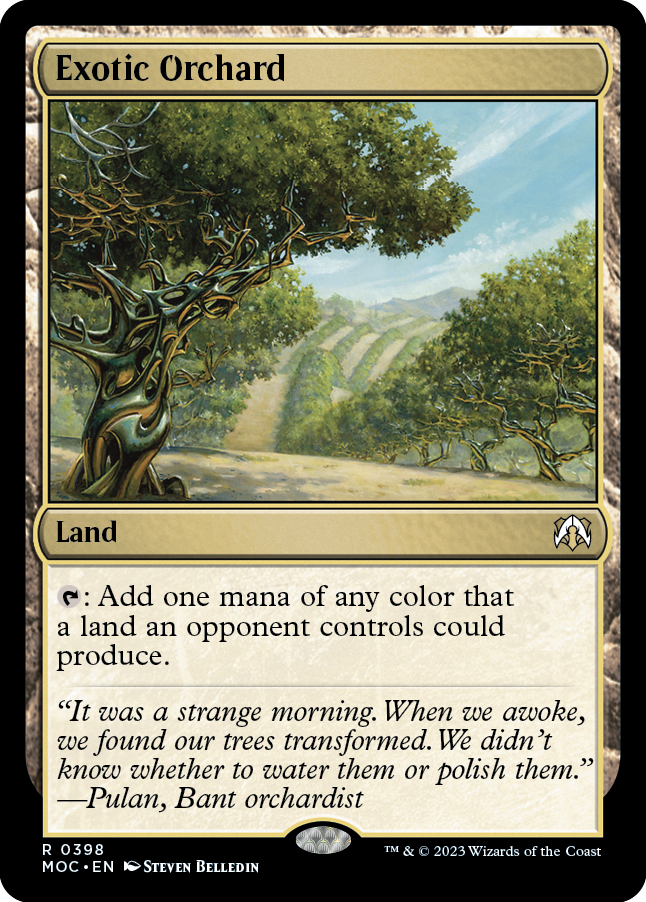 Exotic Orchard [March of the Machine Commander] | Shuffle n Cut Hobbies & Games