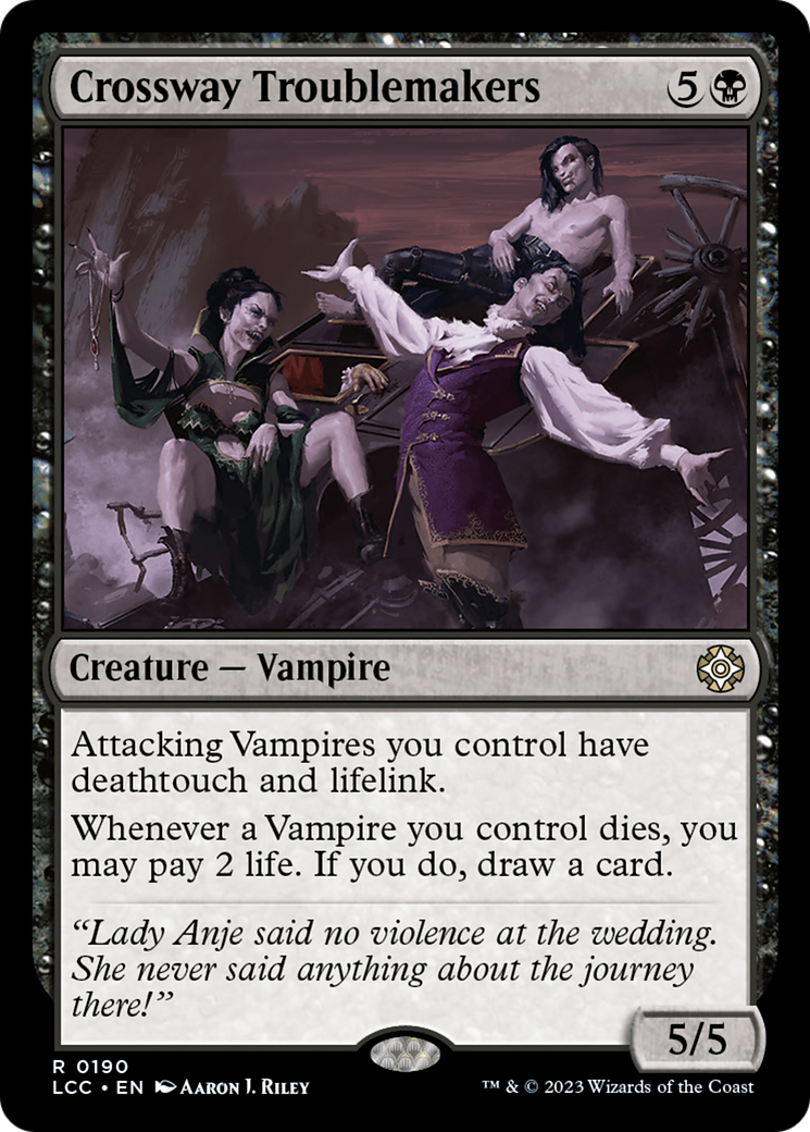 Crossway Troublemakers [The Lost Caverns of Ixalan Commander] | Shuffle n Cut Hobbies & Games