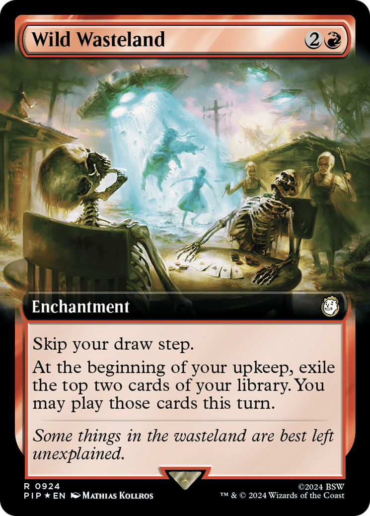 Wild Wasteland (Extended Art) (Surge Foil) [Fallout] | Shuffle n Cut Hobbies & Games