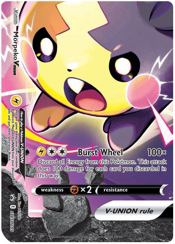 Morpeko V-Union (SWSH289) [Sword & Shield: Black Star Promos] | Shuffle n Cut Hobbies & Games