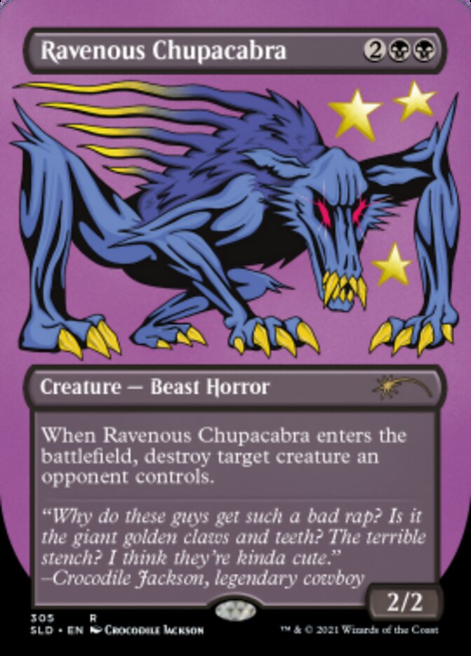 Ravenous Chupacabra (Borderless) [Secret Lair Drop Series] | Shuffle n Cut Hobbies & Games
