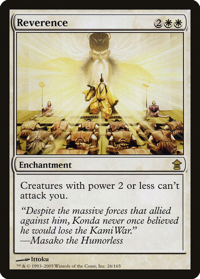 Reverence [Saviors of Kamigawa] | Shuffle n Cut Hobbies & Games