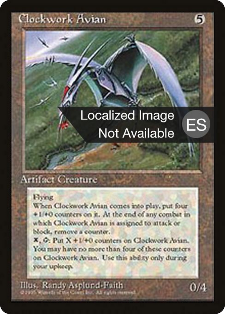 Clockwork Avian [Fourth Edition Foreign Black Border] | Shuffle n Cut Hobbies & Games
