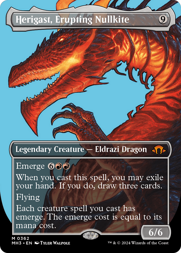 Herigast, Erupting Nullkite (Borderless) [Modern Horizons 3] | Shuffle n Cut Hobbies & Games