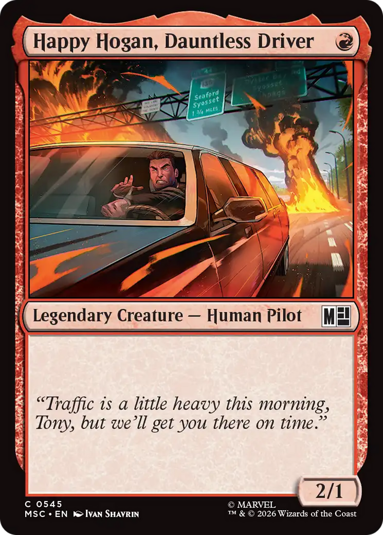 Happy Hogan, Dauntless Driver (0545) [Marvel Super Heroes Commander] | Shuffle n Cut Hobbies & Games