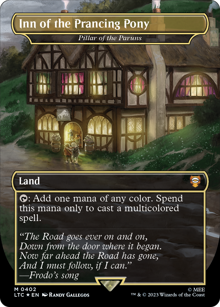 Inn of the Prancing Pony - Pillar of the Paruns (Surge Foil Realms and Relics) [The Lord of the Rings: Tales of Middle-Earth Commander] | Shuffle n Cut Hobbies & Games
