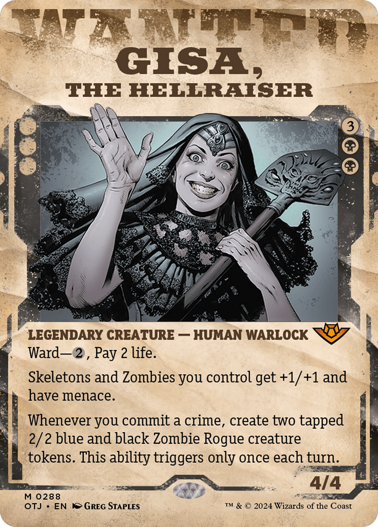 Gisa, the Hellraiser (Showcase) [Outlaws of Thunder Junction] | Shuffle n Cut Hobbies & Games