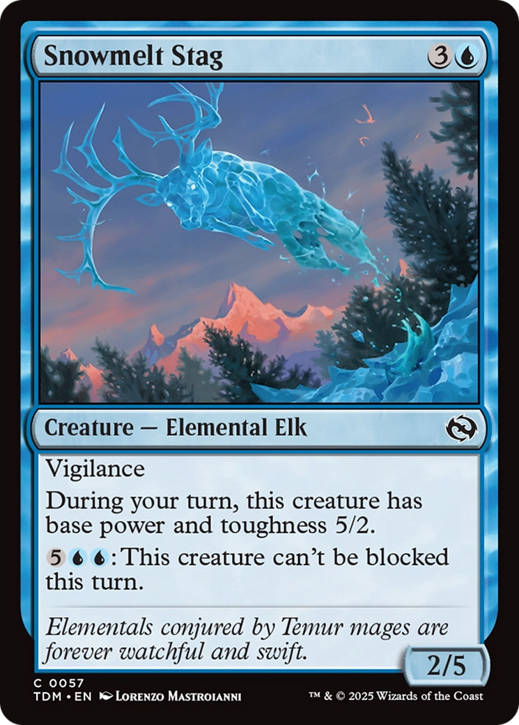 Snowmelt Stag [Tarkir: Dragonstorm] | Shuffle n Cut Hobbies & Games