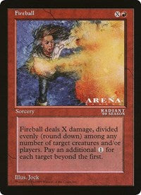 Fireball (Oversized) [Oversize Cards] | Shuffle n Cut Hobbies & Games