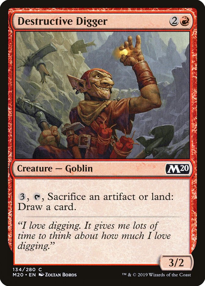 Destructive Digger [Core Set 2020] | Shuffle n Cut Hobbies & Games