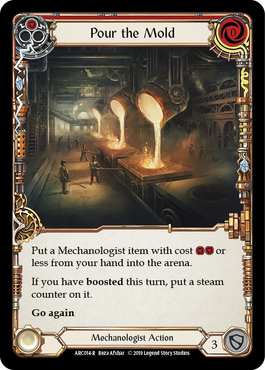 Pour the Mold (Red) [ARC014-R] (Arcane Rising)  1st Edition Normal | Shuffle n Cut Hobbies & Games